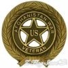 A gold medal with the words afghanistan war veteran in it.