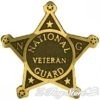 A gold star with the words national guard written on it.