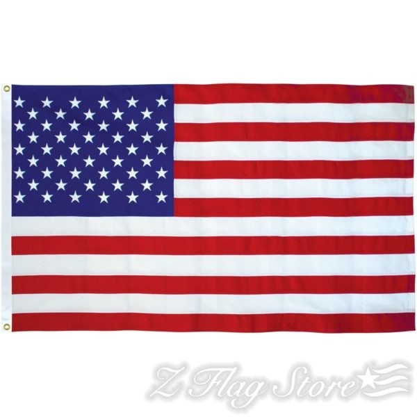 A flag of the united states is shown.